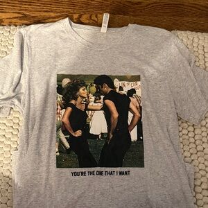 Grease -Gray Graphic T-Shirt